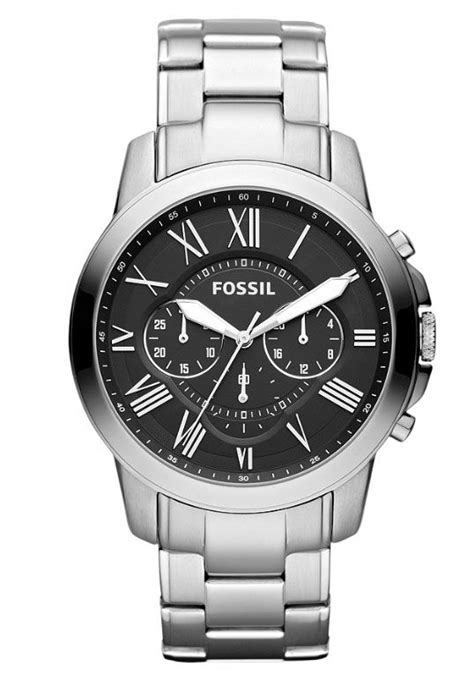 fossil fs4736|men's fossil watch blue dial.